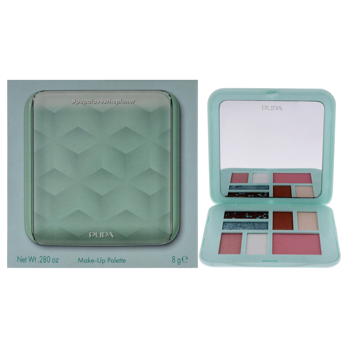 MakeUp Palette  001 Aqua by Pupa Milano for Women  0280 oz Makeup