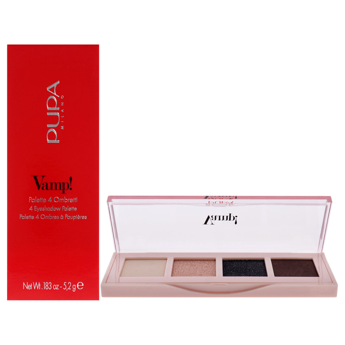 Vamp 4 Eyeshadow Palette  006 Deep Nude by Pupa Milano for Women  0183 oz Eye Shadow