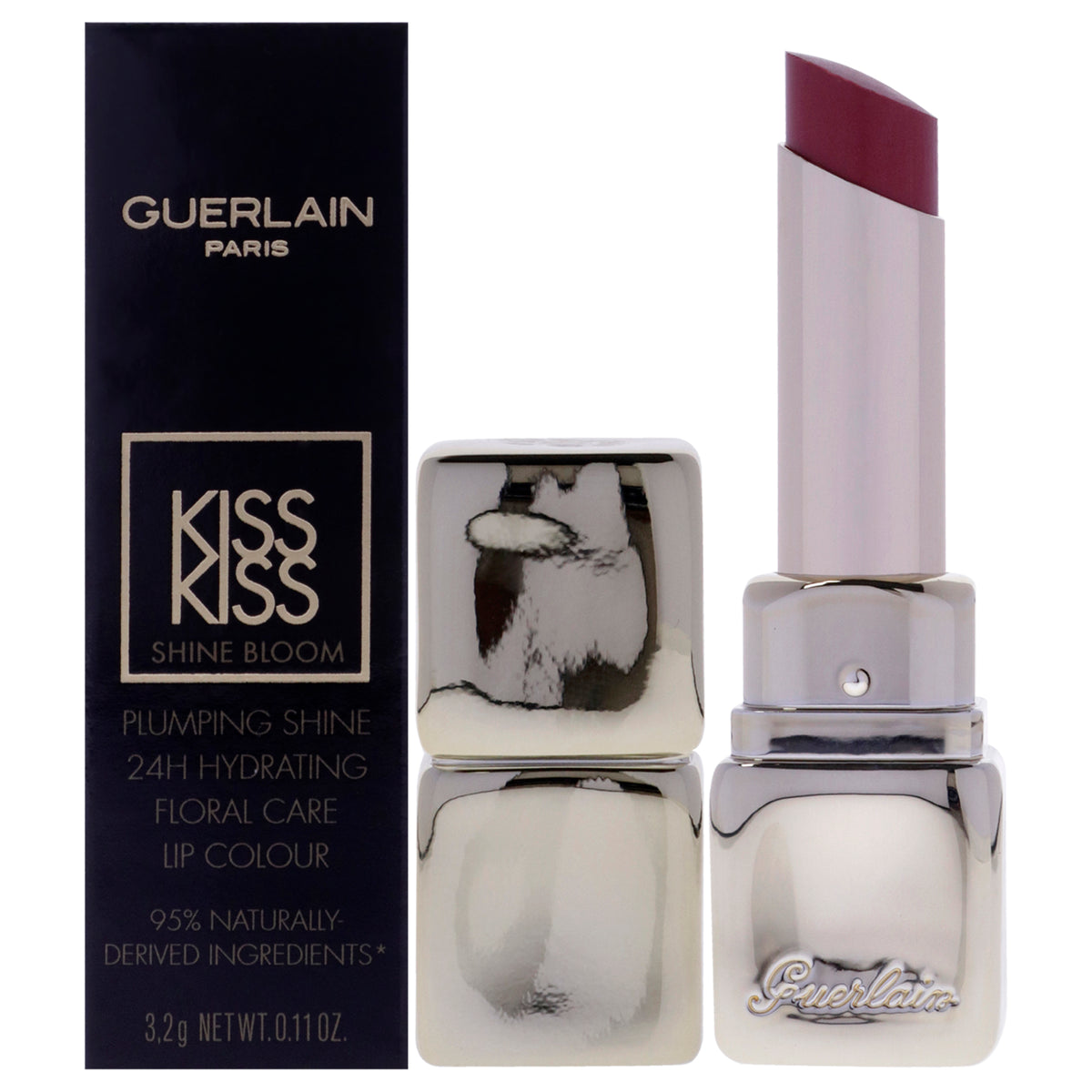 Kiss Kiss Shine Bloom Lipstick  229 Petal Blush by Guerlain for Women  011 oz Lipstick