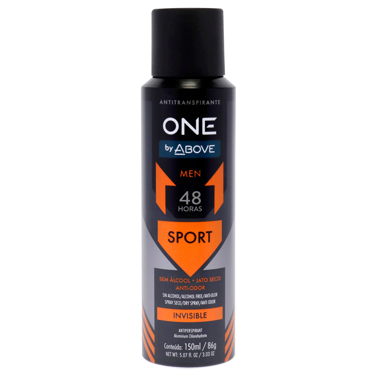 48 Hours One Invisible Antiperspirant Deodorant  Sport by Above for Men  303 oz Deodorant Spray