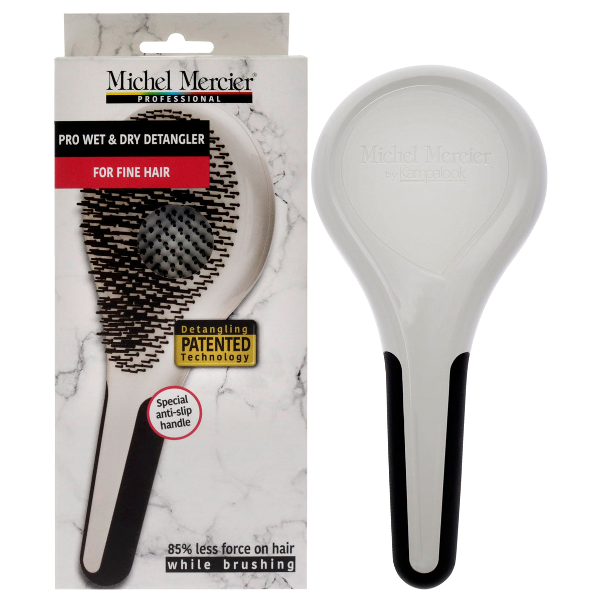 Pro Wet and Dry Detangler  Fine Hair by Michel Mercier for Unisex  1 Pc Hair Brush