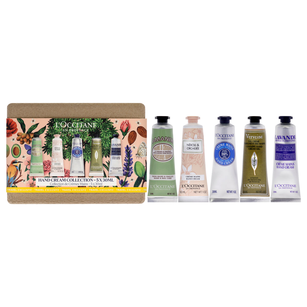 En Provence Hand Cream Collection by LOccitane for Women  5 Pc 1oz Hand Cream  Shea  1oz Hand Cream  Lavender  1oz Cool Hand 