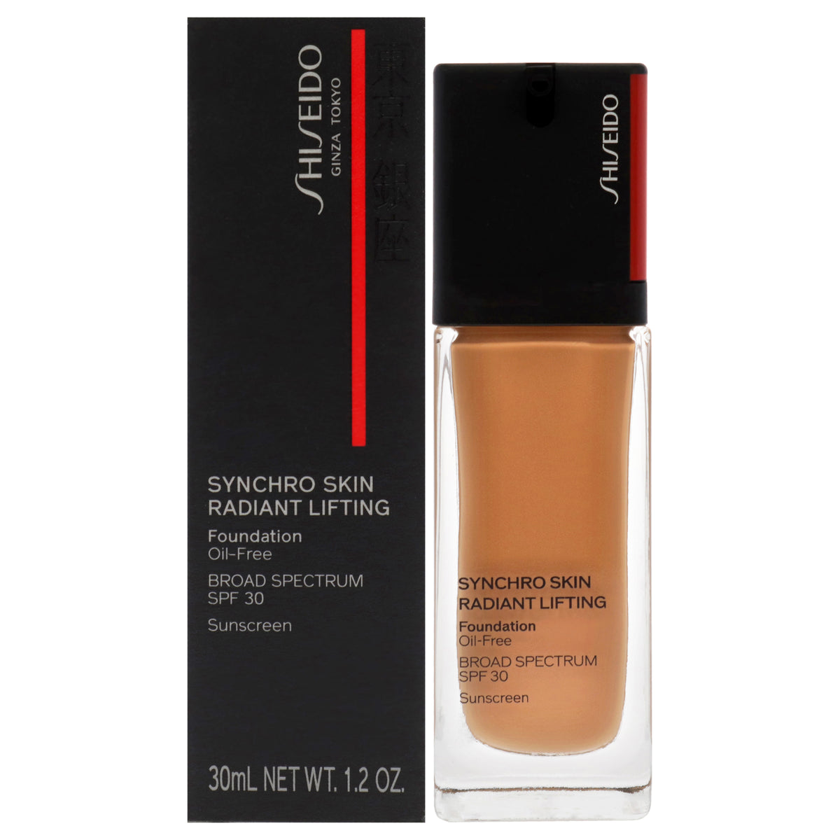 Synchro Skin Radiant Lifting Foundation SPF 30  410 Sunstone by Shiseido for Women  12 oz Foundation