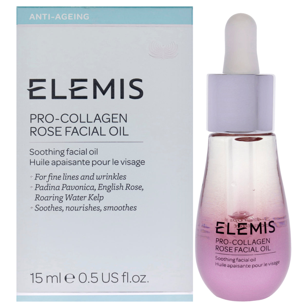 ProCollagen Facial Oil  Rose by Elemis for Women  05 oz Oil