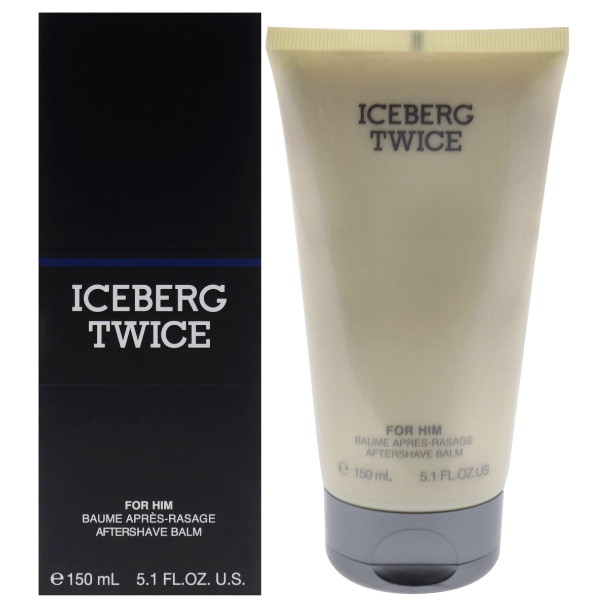 Twice Aftershave Balm by Iceberg for Men  51 oz Balm