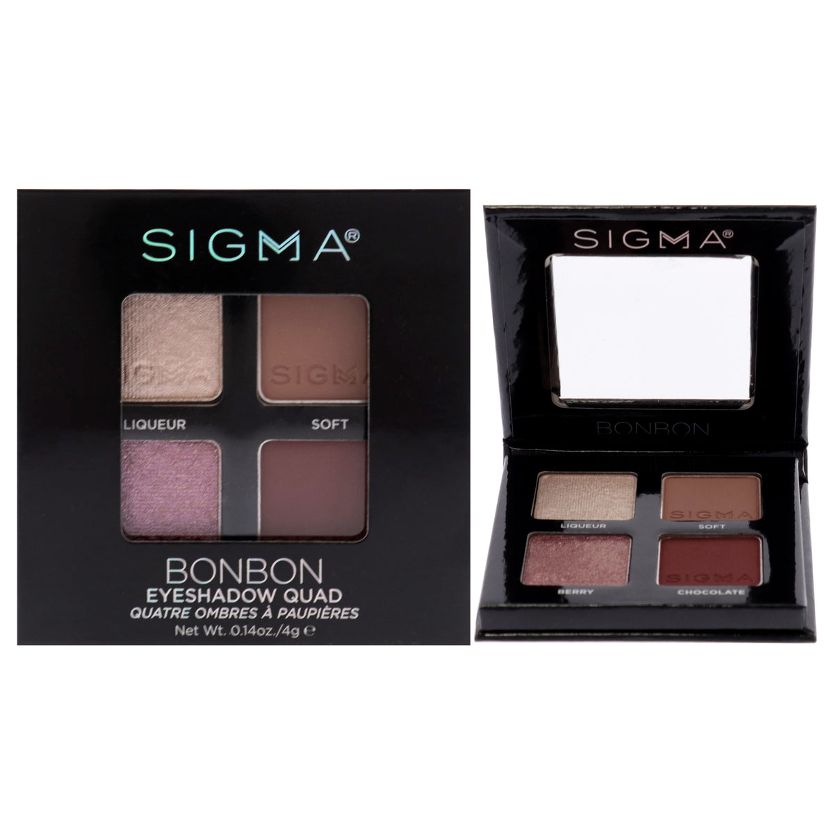 Eyeshadow Quad  Bonbon by SIGMA for Women  014 oz Eye Shadow