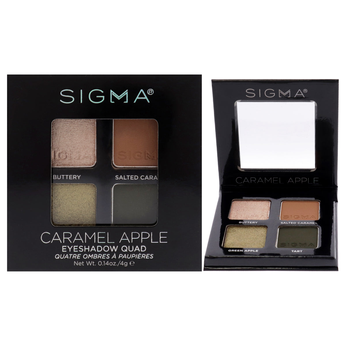 Eyeshadow Quad  Caramel Apple by SIGMA for Women  014 oz Eye Shadow