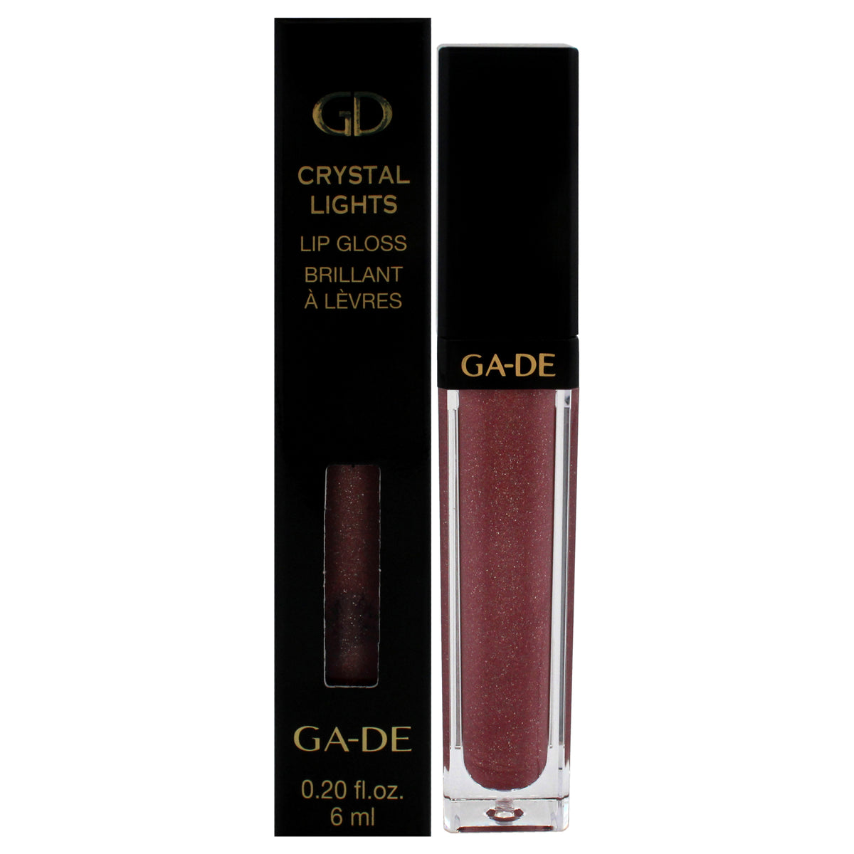 Crystal Lights Lip Gloss  514 Smoky Quartz by GADE for Women  02 oz Lip Gloss