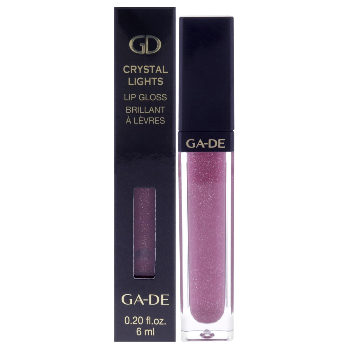 Crystal Lights Lip Gloss  516 Ruby Rose by GADE for Women  02 oz Lip Gloss