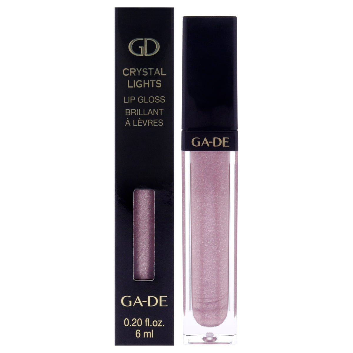 Crystal Lights Lip Gloss  520 Rose Diamond by GADE for Women  02 oz Lip Gloss