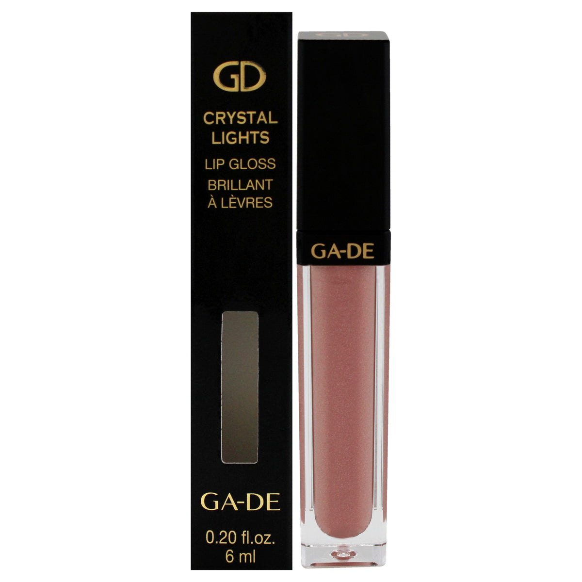 Crystal Lights Lip Gloss  823 Rose Glitz by GADE for Women  02 oz Lip Gloss