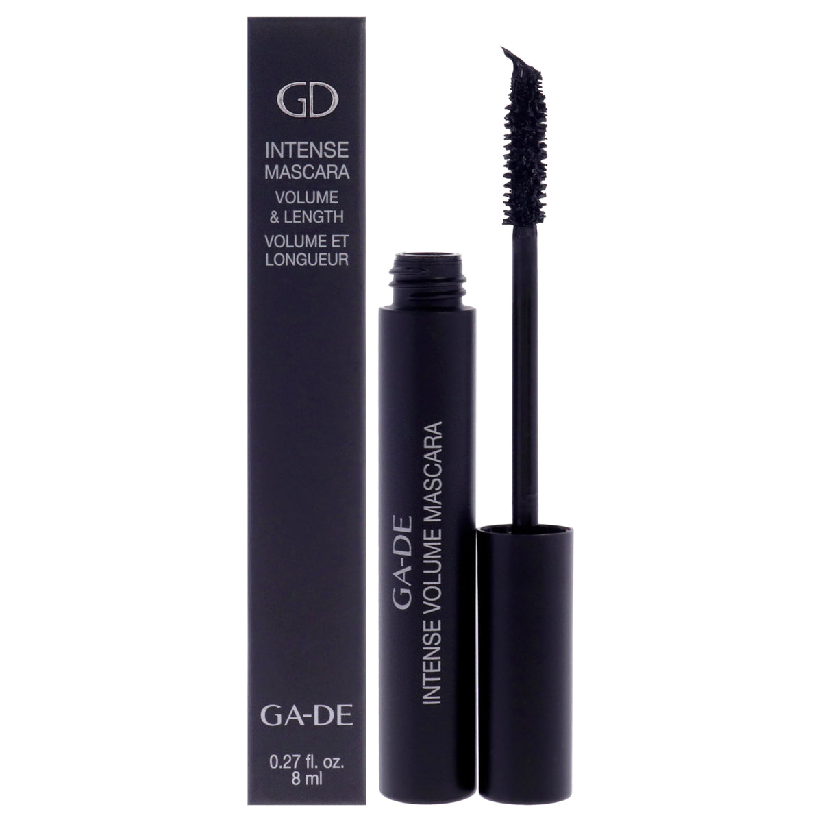 Intense Mascara Volume and Length  Intense Black by GADE for Women  027 oz Mascara