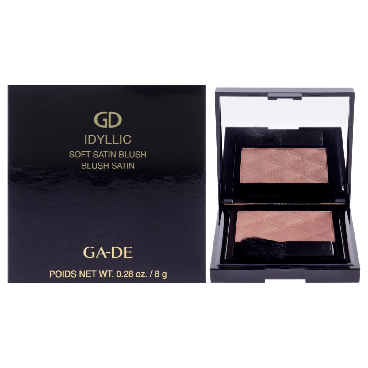 Idyllic Soft Satin Blush Powder  25 Woodberry by GADE for Women  028 oz Blush