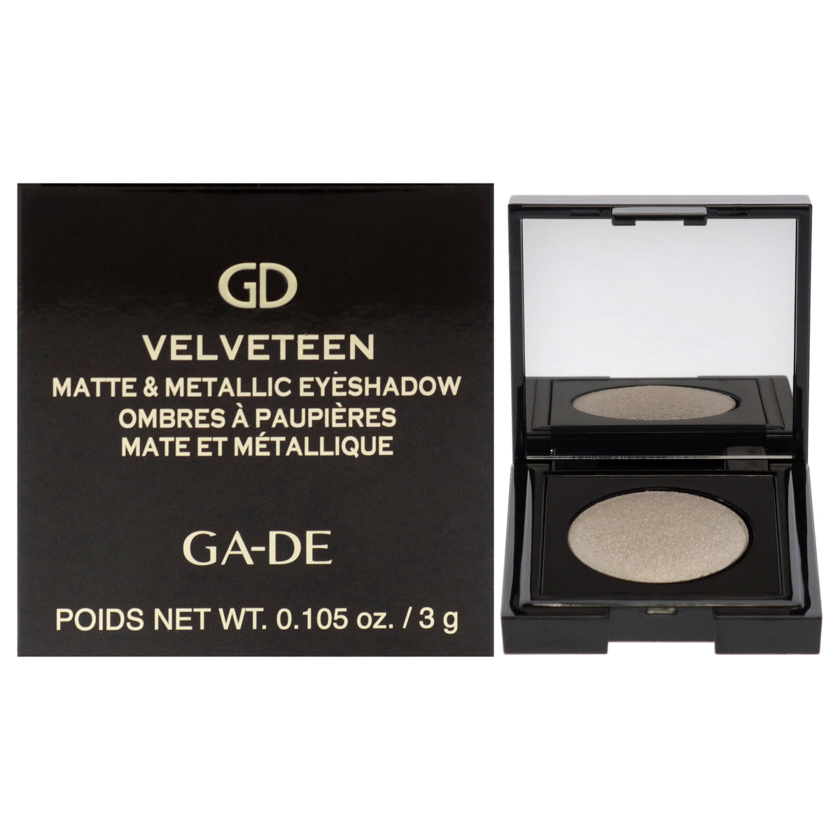 Velveteen Matte and Metallic Eyeshadow  126 Diamonds by GADE for Women  0105 oz Eye Shadow