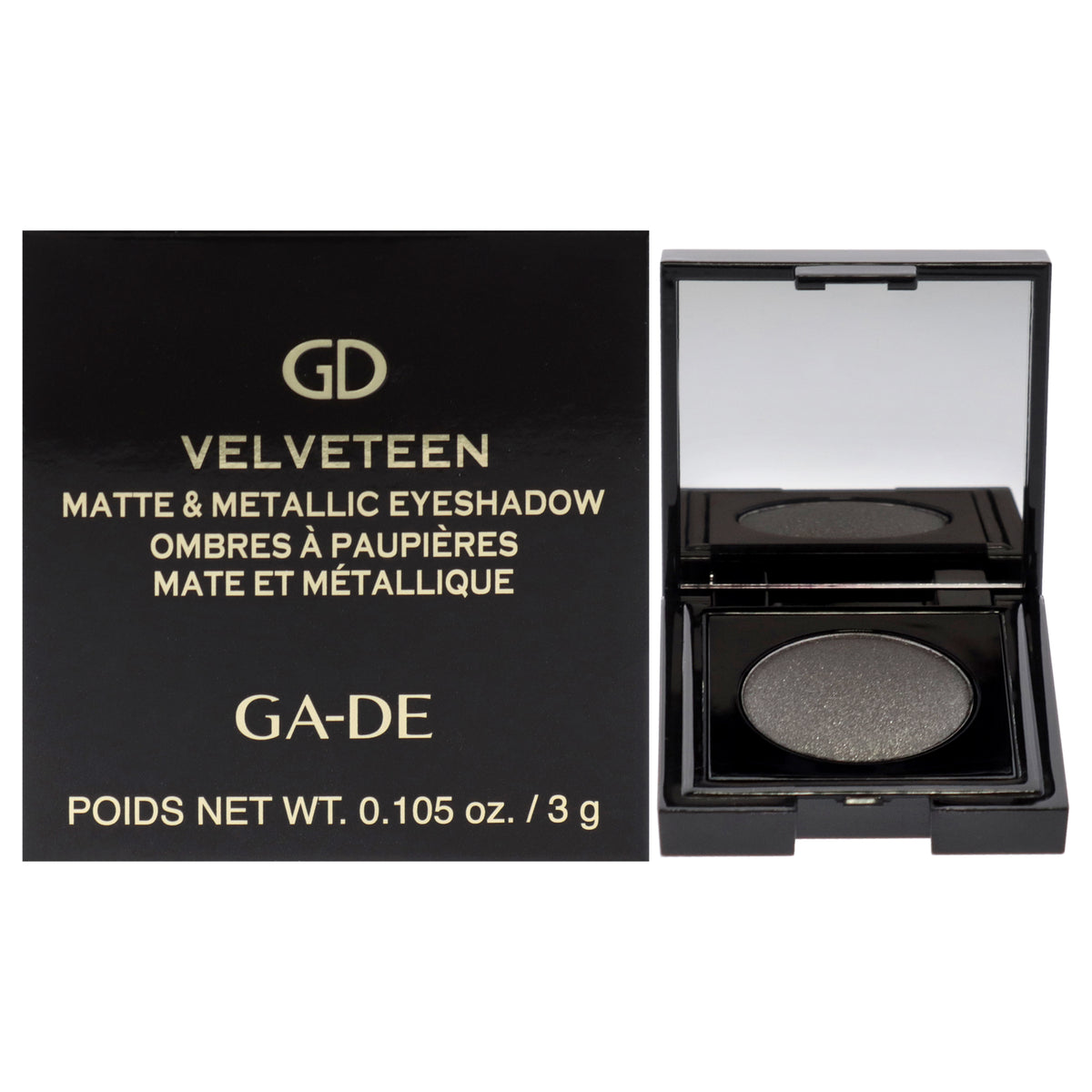 Velveteen Matte and Metallic Eyeshadow  150 Moonstone by GADE for Women  0105 oz Eye Shadow