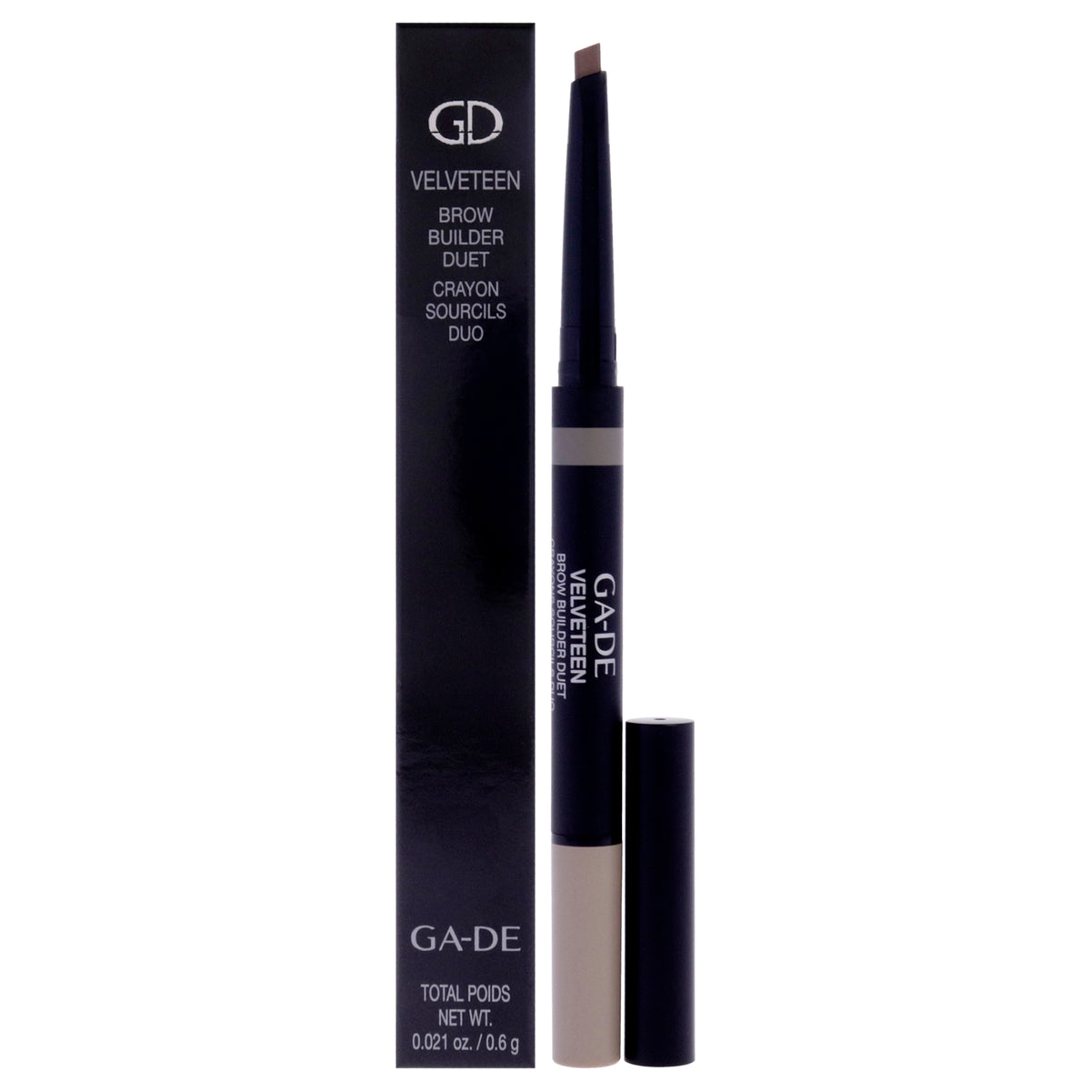 Velveteen Brown Builder Duet  22 Taupe by GADE for Women  002 oz Eyebrow Pencil