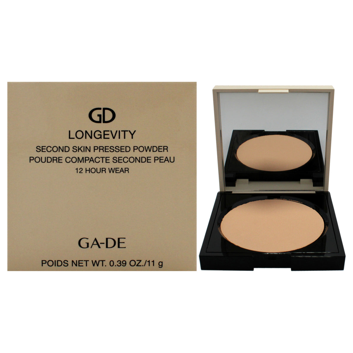 12H Longevity Second Skin Pressed Powder  508 Deep by GADE for Women  039 oz Powder