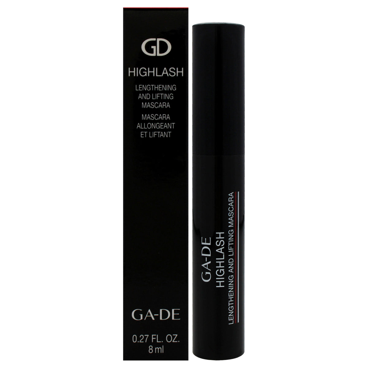 Highlash Lengthening and Lifting Mascara  Black  by GADE for Women  027 oz Macara