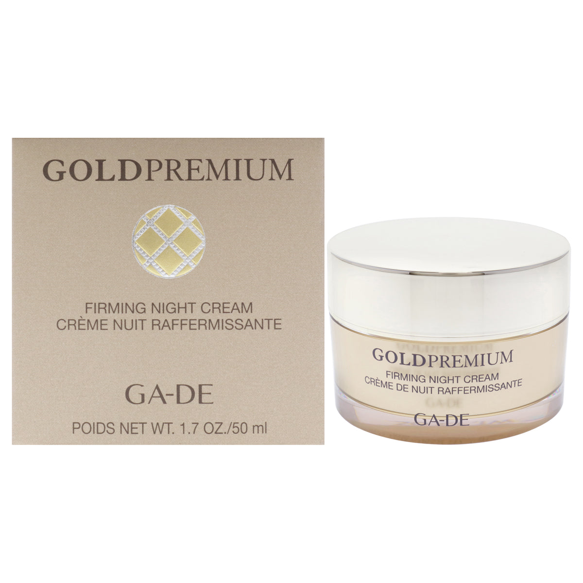 Gold Premium Firming Night Cream by GADE for Women  17 oz Cream