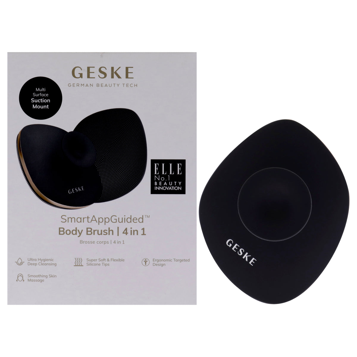 Body Brush 4 in 1  Gray by Geske for Women  1 Pc Brush