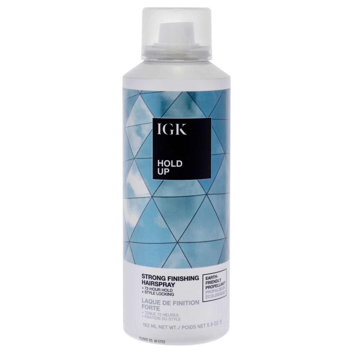 Hold Up Strong Finishing Hairspray by IGK for Unisex  55 oz Hair Spray