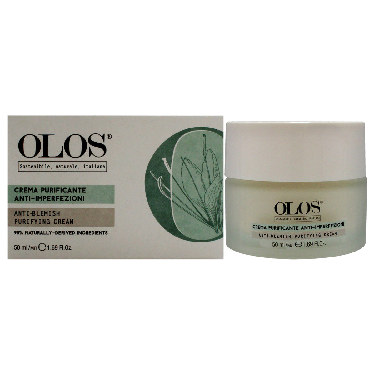 AntiBlemish Purifying Cream by Olos for Unisex  17 oz Cream