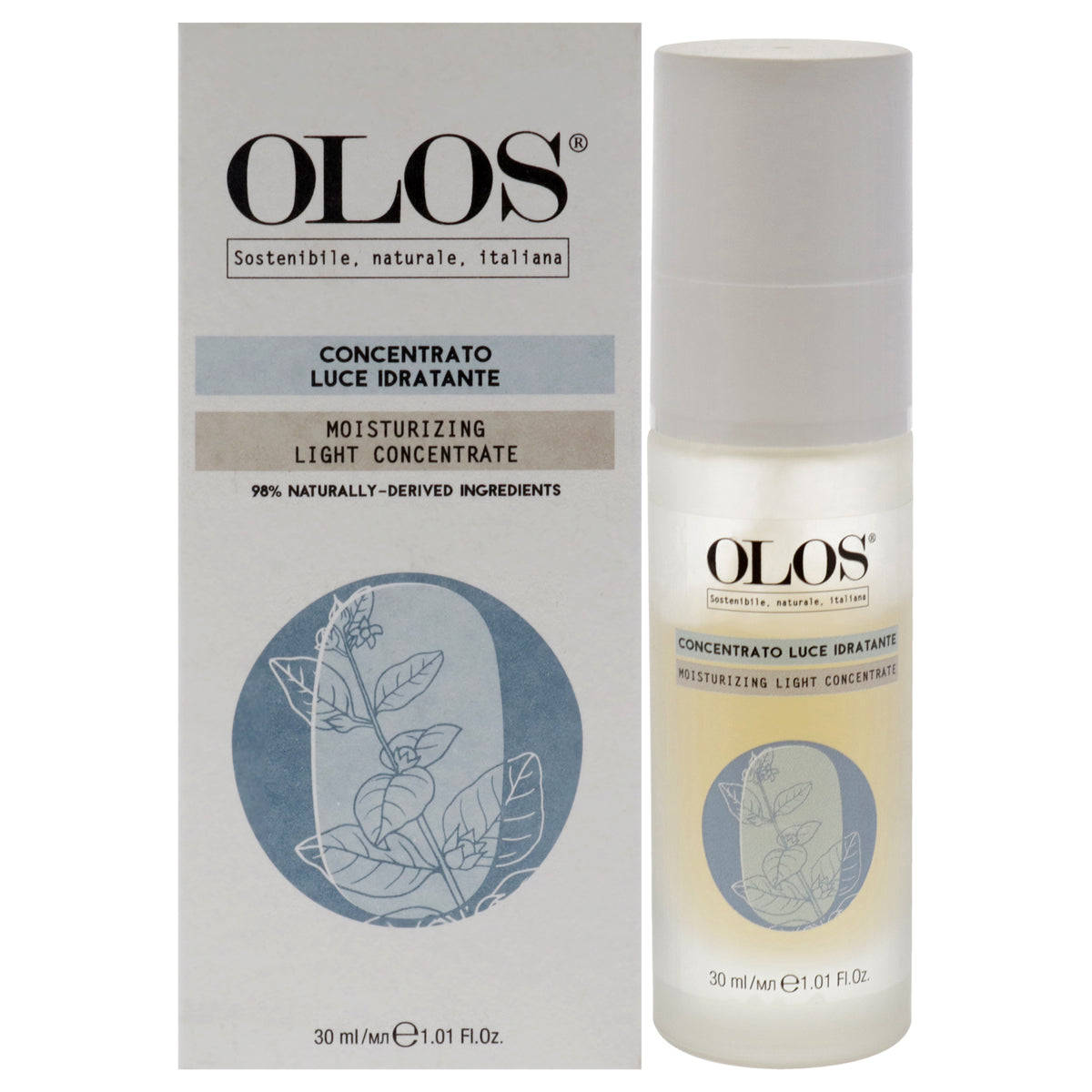 Moisturizing Light Concentrate Serum by Olos for Unisex  101 oz Serum