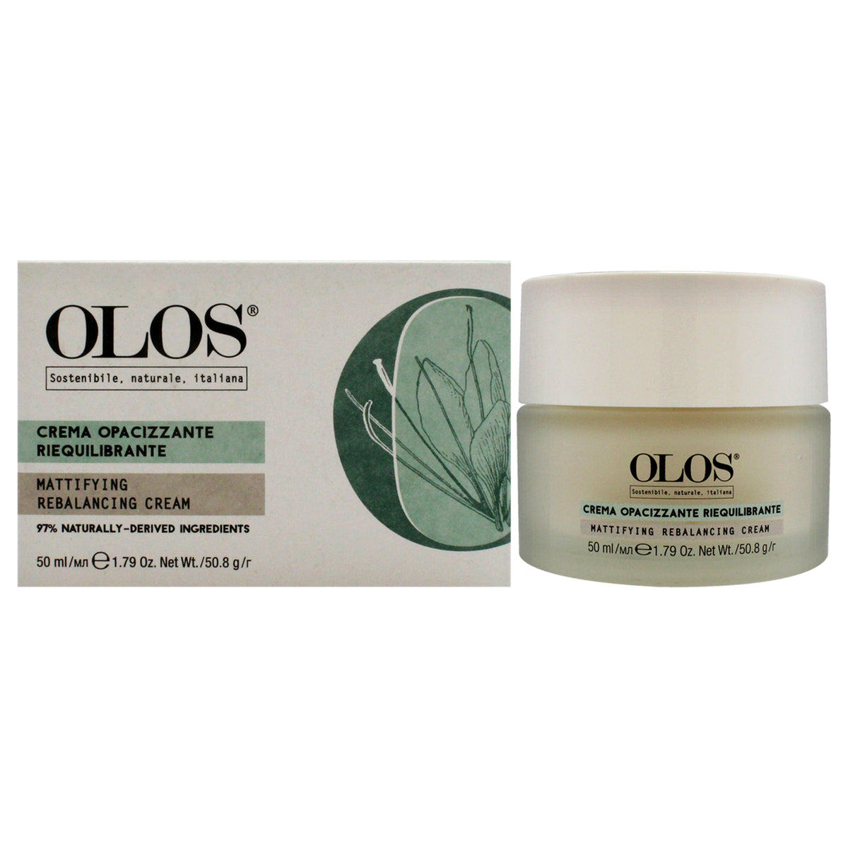 Mattifying Rebalancing Cream by Olos for Unisex  17 oz Cream