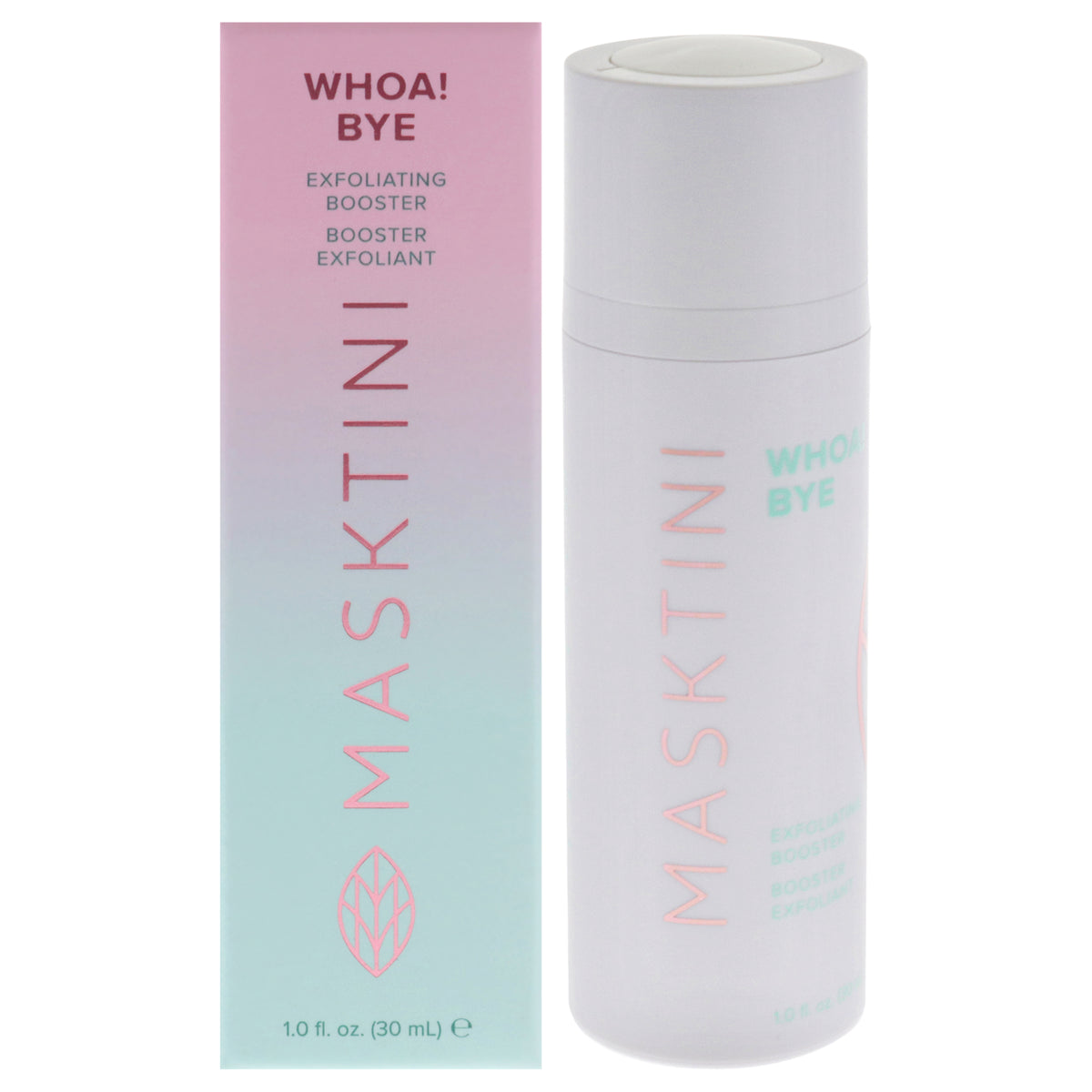 Whoa Bye Exfoliating Booster by Masktini for Women  1 oz Booster