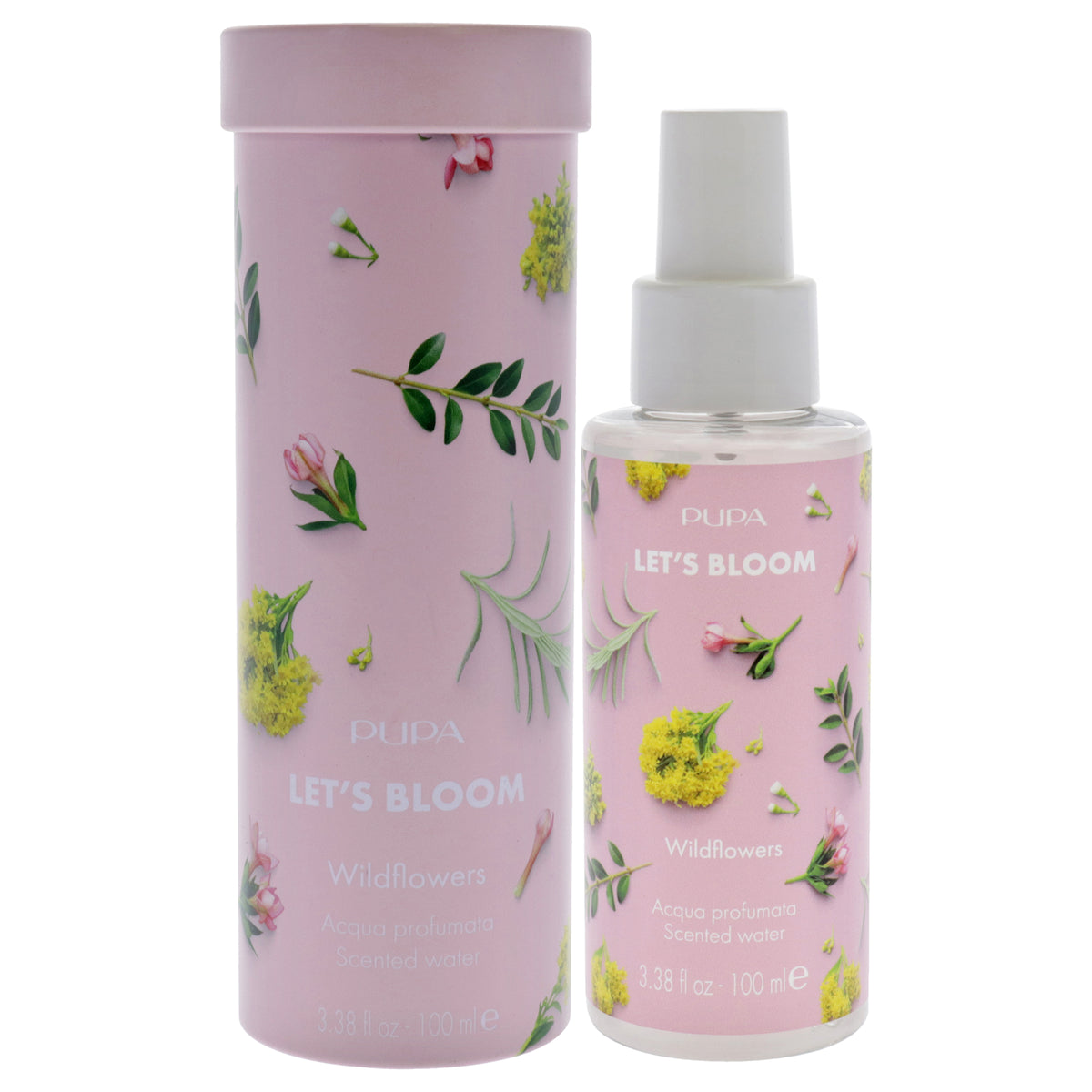 Lests Bloom Scented Water  Wildflowers by Pupa Milano for Women  338 oz Scented Water