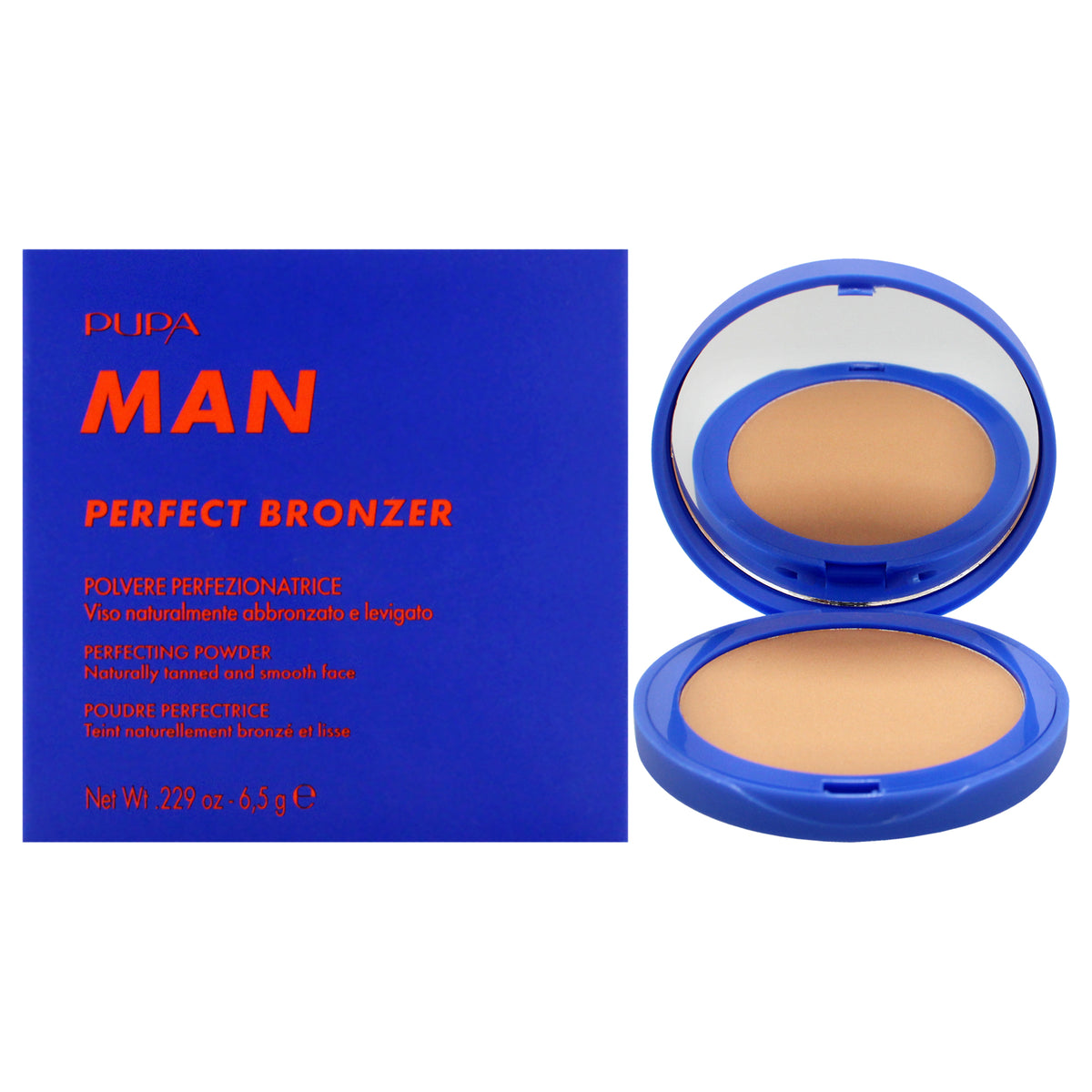 Perfect Bronzer Perfecting Powder  001 LightMedium by Pupa Milano for Men  0229 oz Bronzer