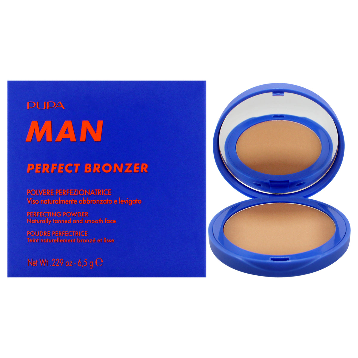 Perfect Bronzer Perfecting Powder  002 Medium Dark by Pupa Milano for Men  0229 oz Bronzer