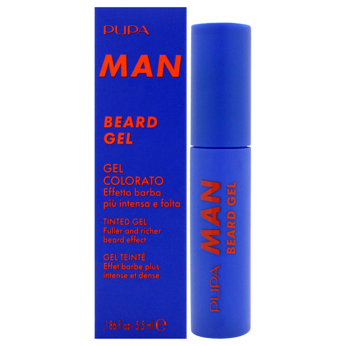 Beard Gel Tinted  001 LightMedium by Pupa Milano for Men  0186 oz Gel