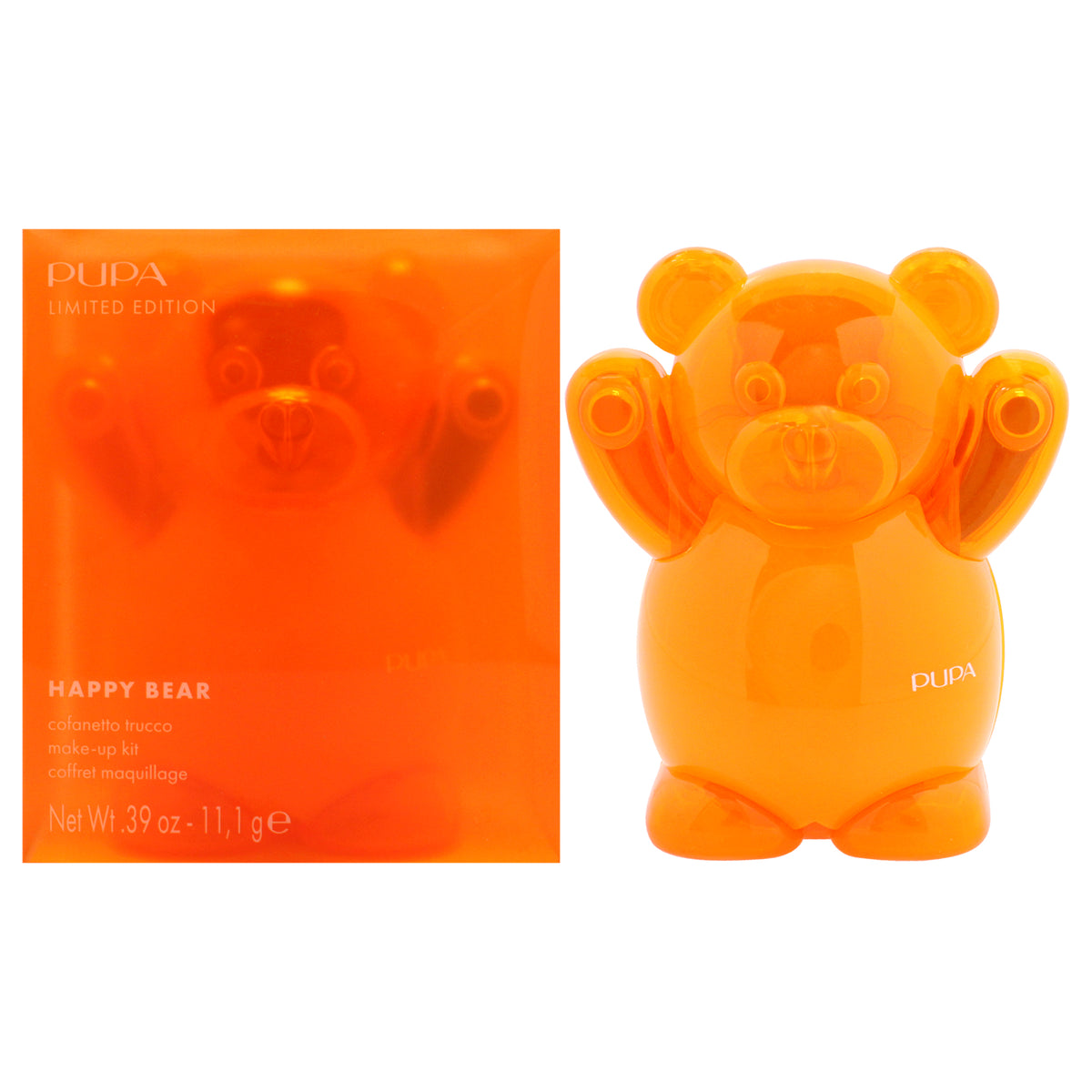 Happy Bear Makeup Kit Limited Edition  004 Orange by Pupa Milano for Women  039 oz Makeup