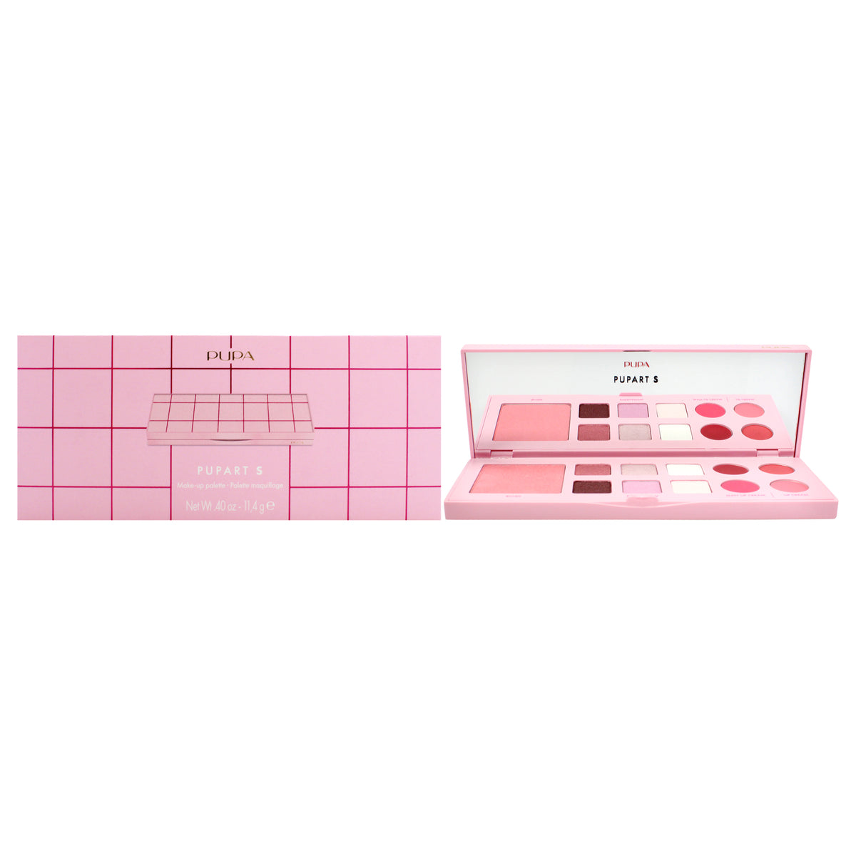 Pupart S MakeUp Palette  002 Pink by Pupa Milano for Women  04 oz Makeup