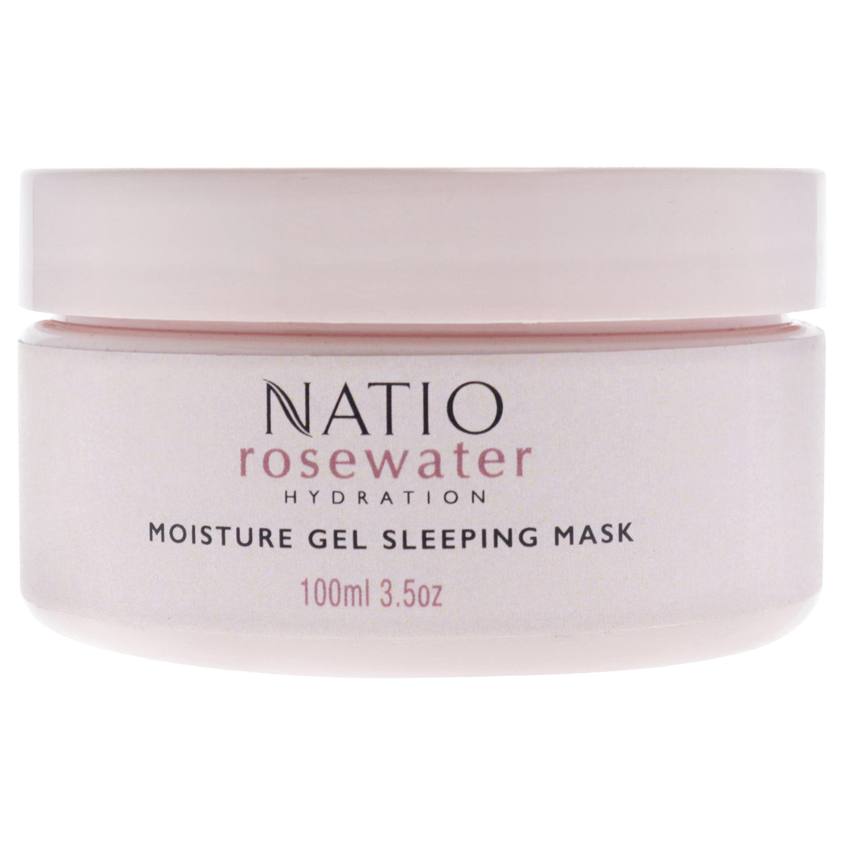 Rosewater Hydration Moisture Gel Sleeping Mask by Natio for Women  35 oz Gel