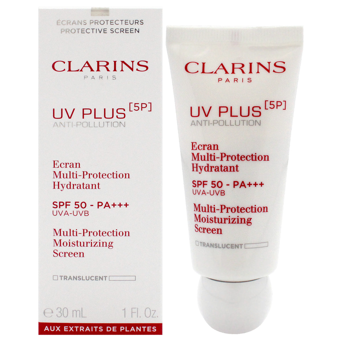 UV Plus Anti Pollution SPF 50 PA Plus by Clarins for Unisex  1 oz Sunscreen