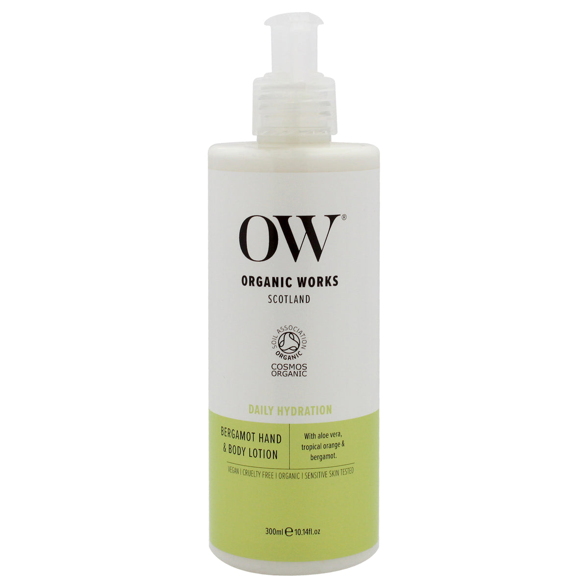 Daily Hydration Hand and Body Lotion  Bergamot by Organic Works for Unisex  1014 oz Body Lotion