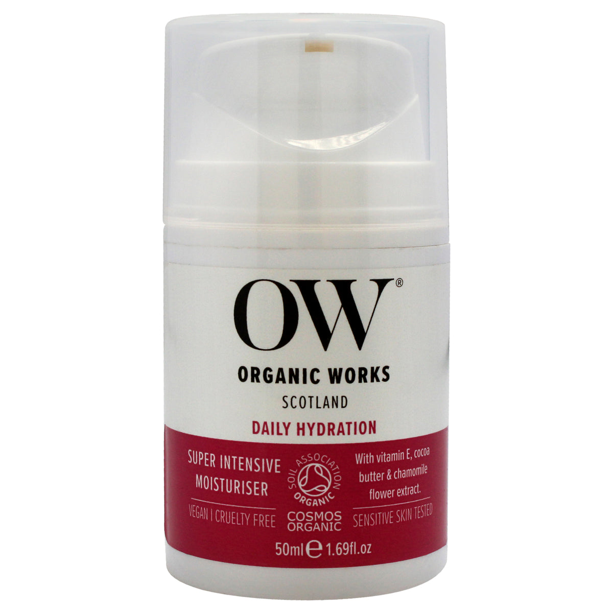 Daily Hydration Super Intensive Moisturiser by Organic Works for Unisex  169 oz Cream