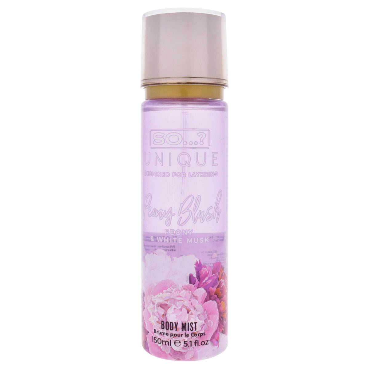 Unique Body Mist  Peony Blush by So for Women  51 oz Body Mist