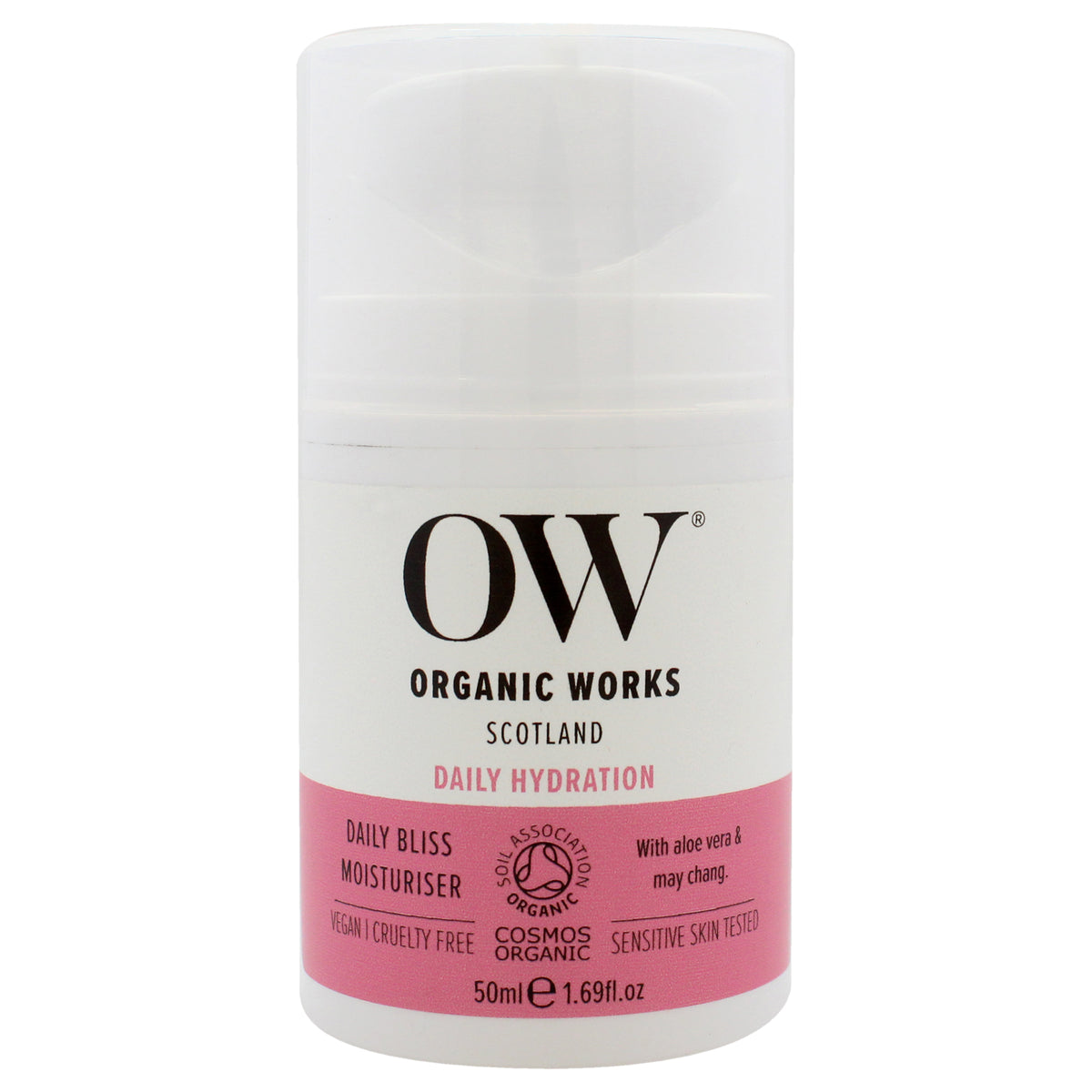 Daily Hydration Daily Bliss Moisturiser by Organic Works for Unisex  169 oz Cream