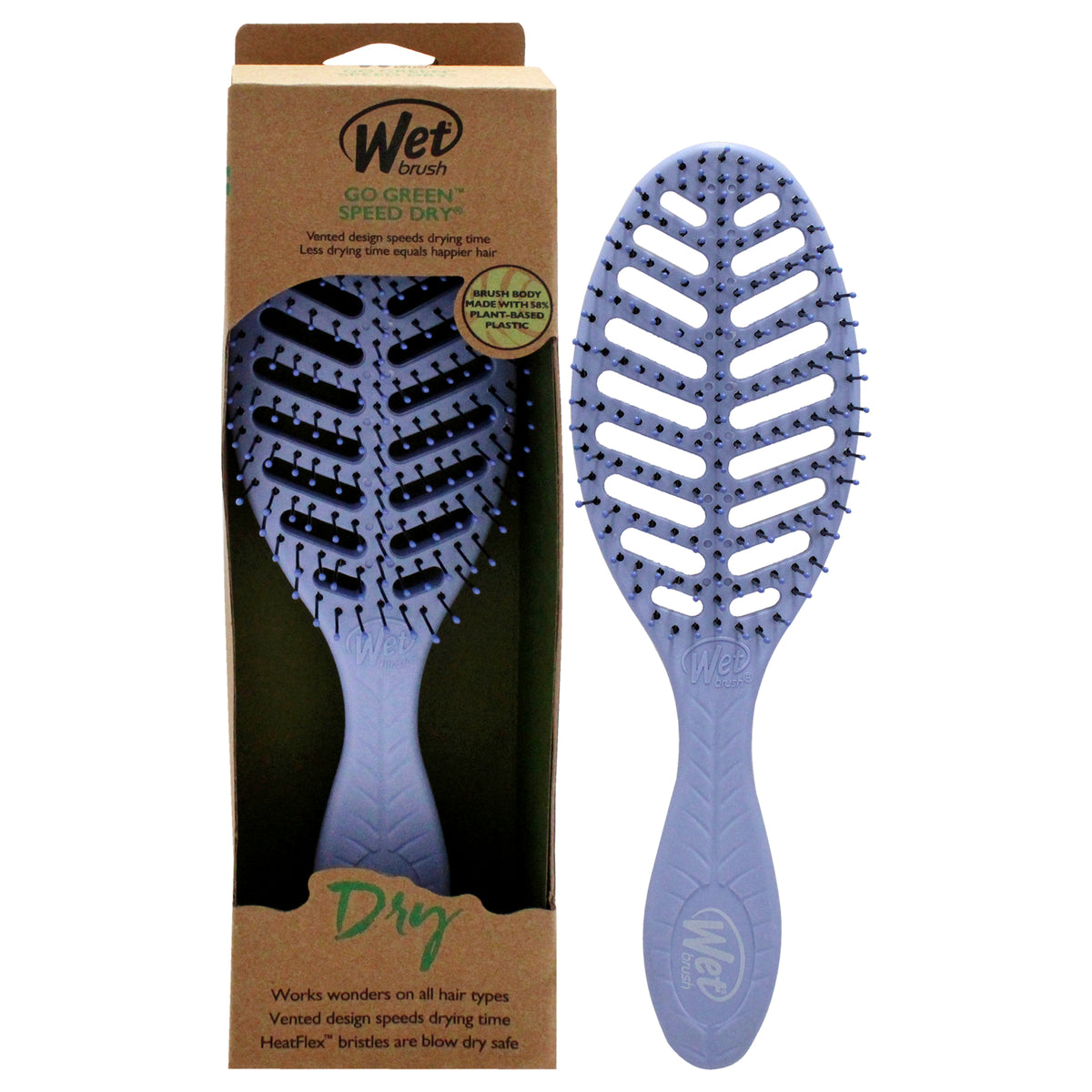 Go Green Speed Dry  Purple by Wet Brush for Unisex  1 Pc Brush