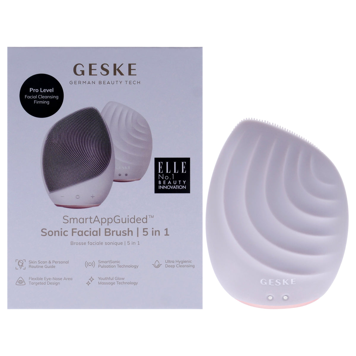 Sonic Facial Brush 5 in 1  Starlight by Geske for Women  1 Pc Brush