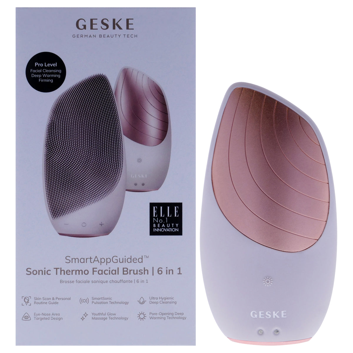 Sonic Thermo Facial Brush 6 in 1  Starlight by Geske for Women  1 Pc Brush