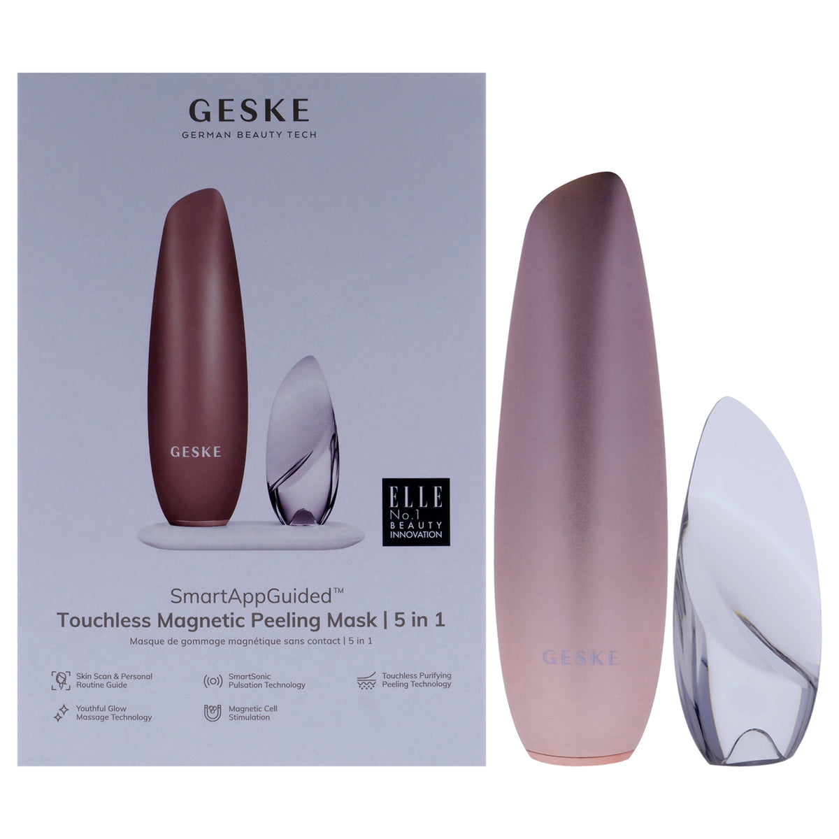 Touchless Magnetic Peeling Mask 5 in 1  Starlight by Geske for Women  1 Pc Tool