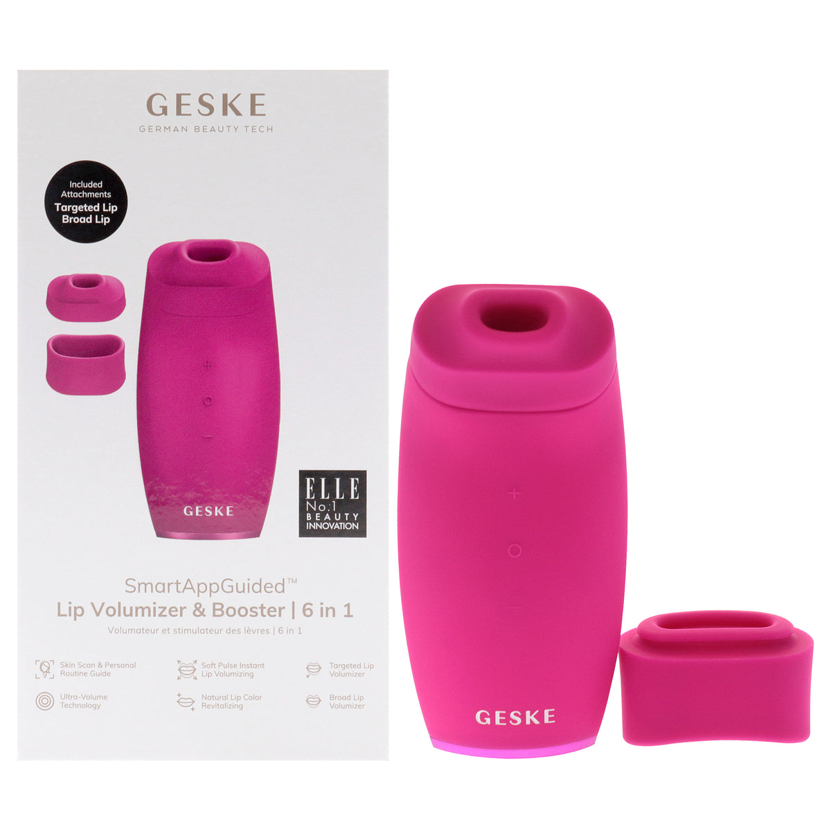 Lip Volumizer and Booster 6 in 1  Magenta by Geske for Women  1 Pc Tool