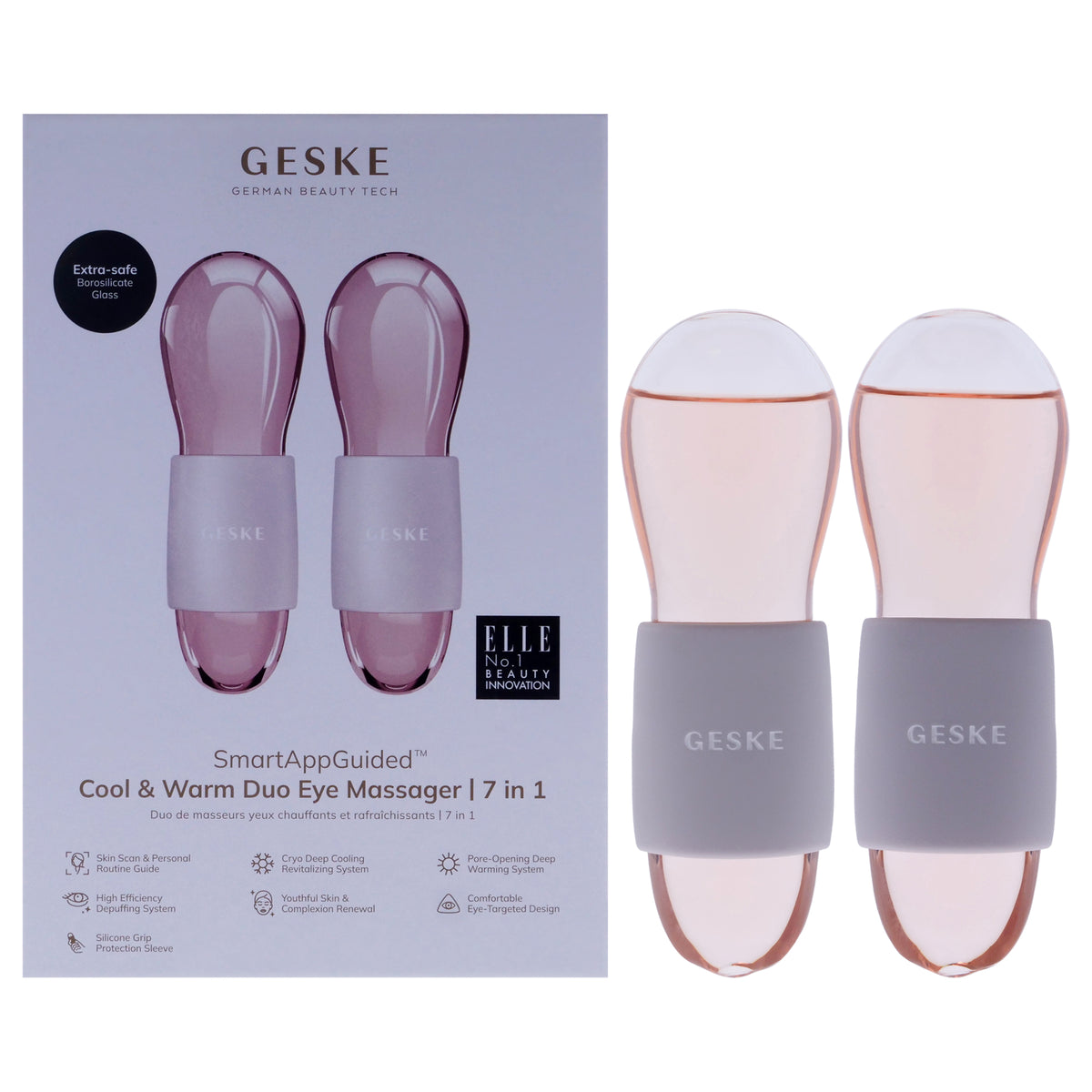 Cool and Warm Duo Eye Massager 7 in 1  Starlight by Geske for Women  1 Pc Massager