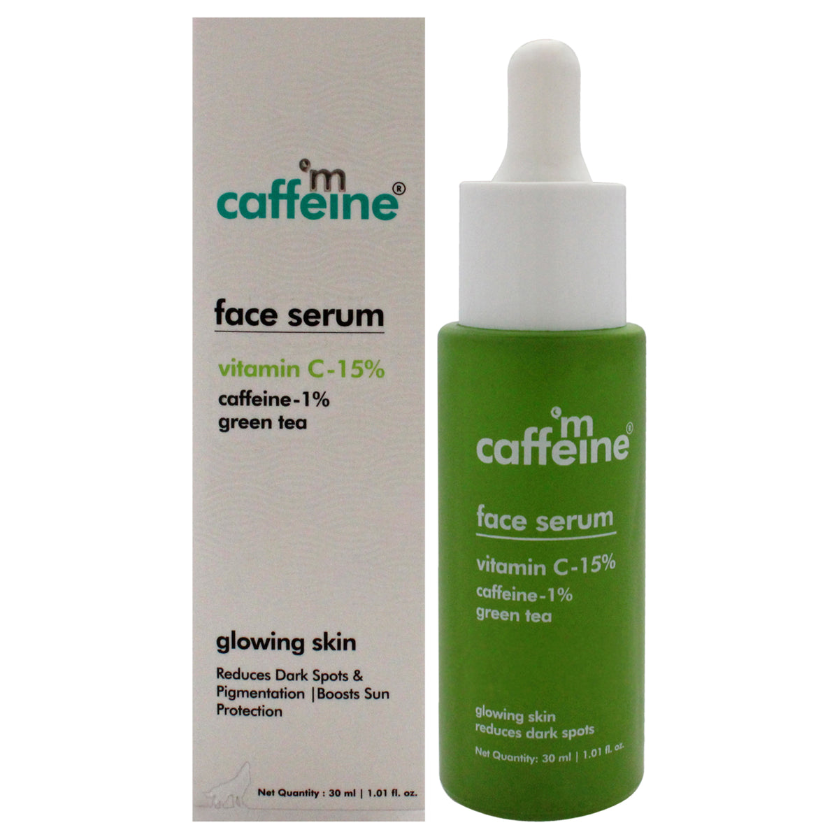 Face Serum with Vitamin C 15 Percent by mCaffeine for Unisex  101 oz Serum