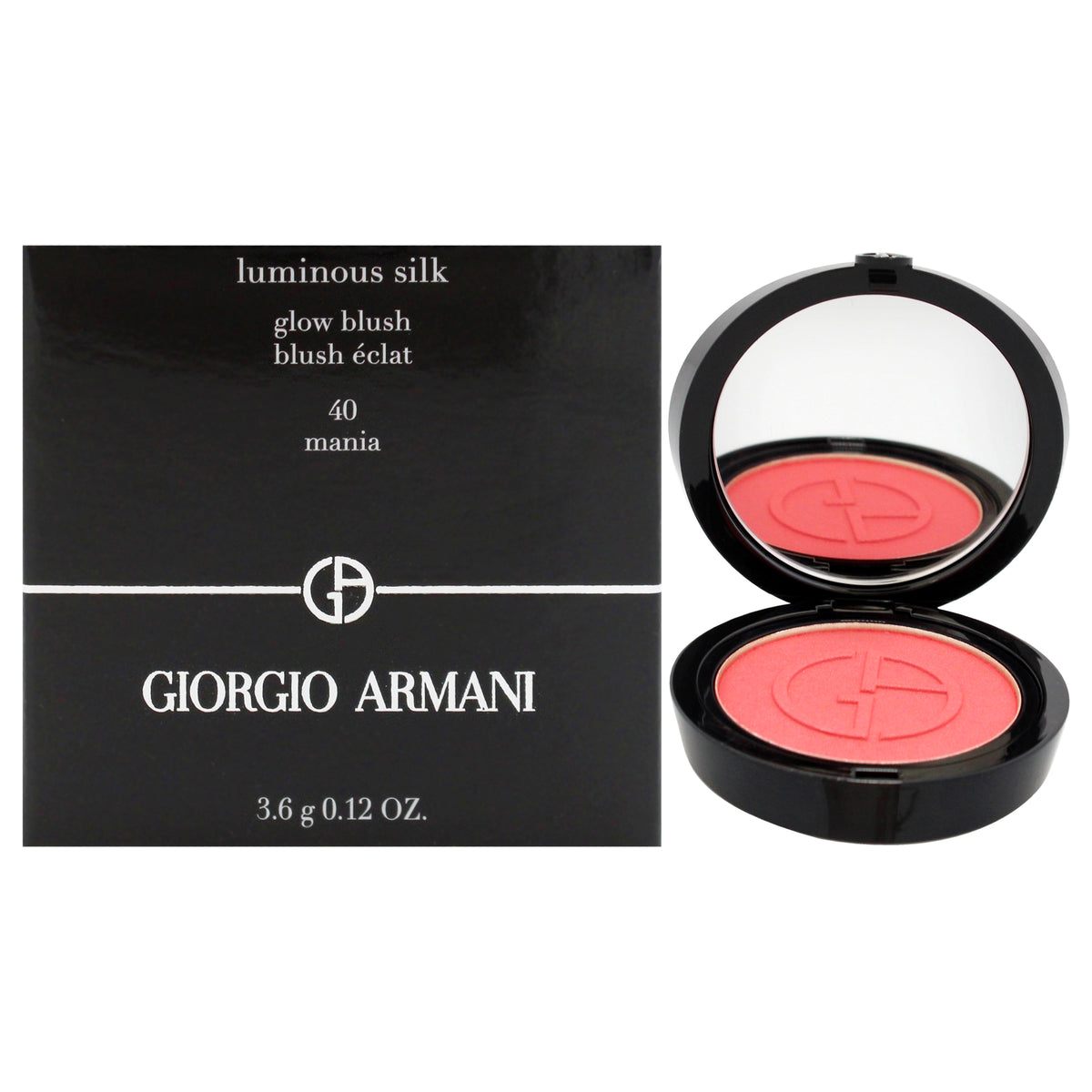 Luminous Silk Glow Blush  40 Mania by Giorgio Armani for Women  012 oz Blush