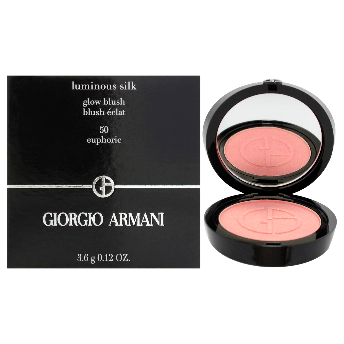 Luminous Silk Glow Blush  50 Euphoric by Giorgio Armani for Women  012 oz Blush